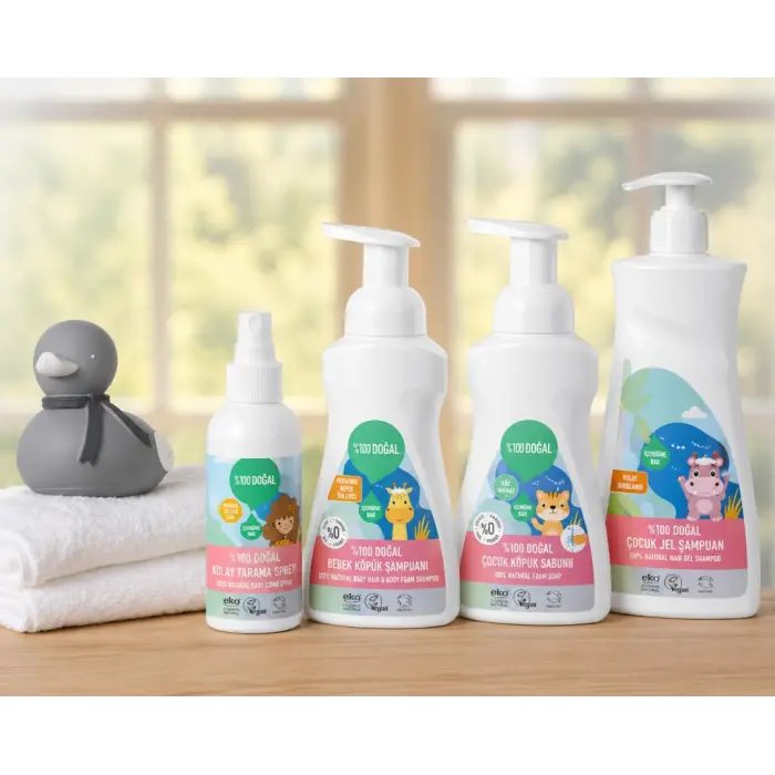 %100 Doğal Bebek Köpük Şampuanı 250 ml