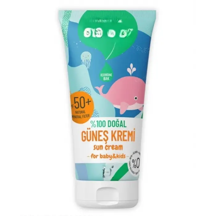 %100 Doğal Bebekler İçin Güneş Kremi 50 ml