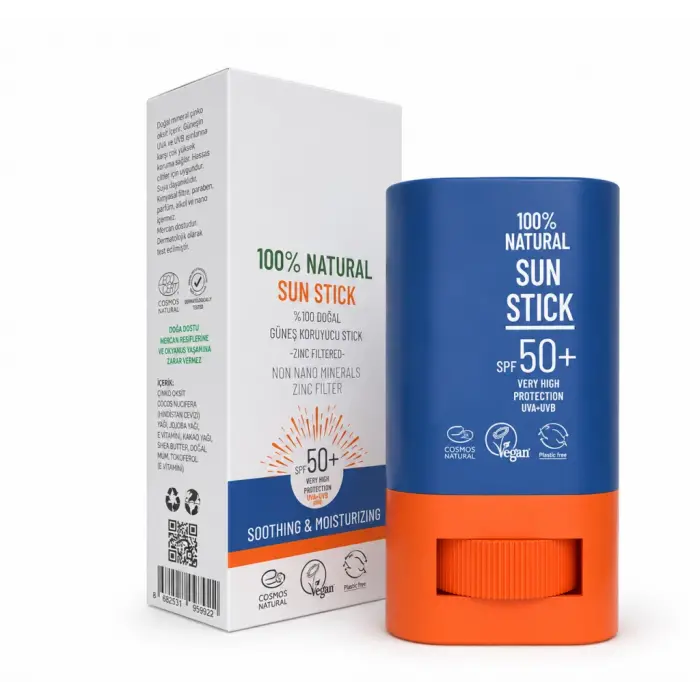 %100 Doğal Natural Sun Stick SPF50+ 15 Gr