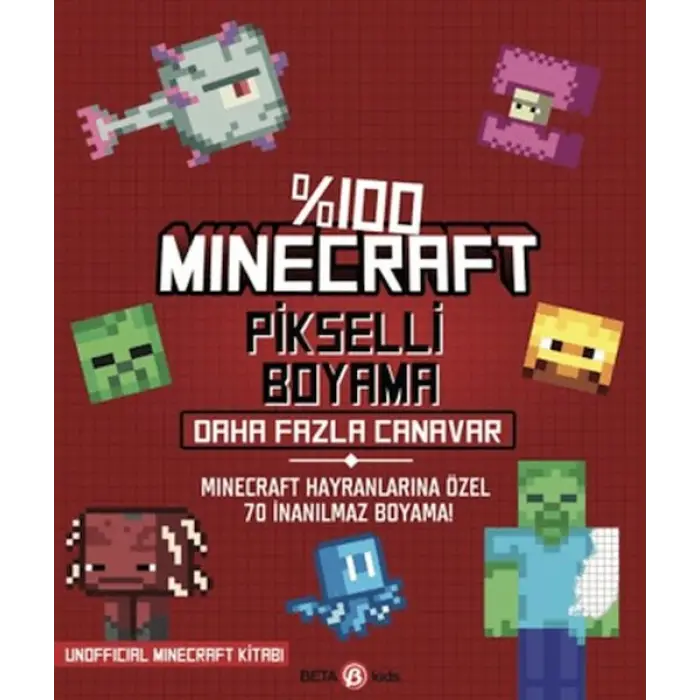 %100 Minecraft Pikselli Boyama - Daha Fazla Canar