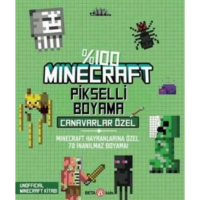 %100 Pikselli Boyama Canavarlar Özel