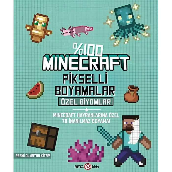 %100 Pikselli Boyamalar Özel Biyomlar