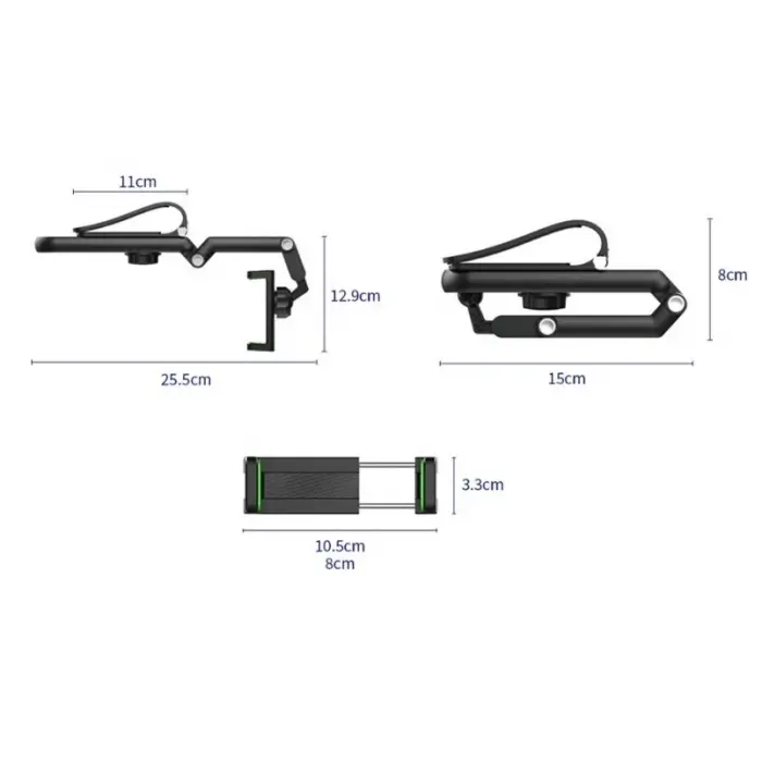 1080° Dönebilen Çok Fonksiyonlu Telefon Tutucu