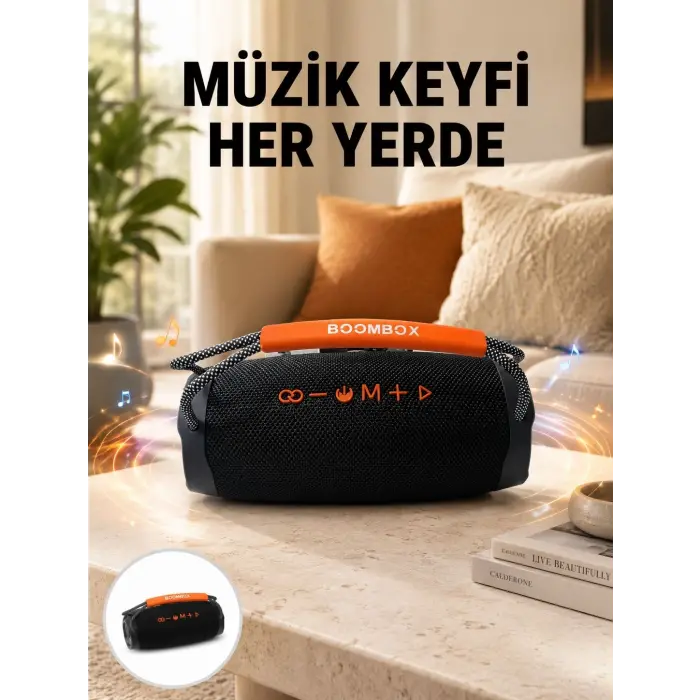 10W Çift Çıkış Güçlü Bluetooth Hoparlör Eller Serbest Yeni Nesil