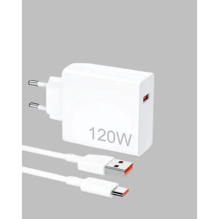 120 Watt Hızlı Şarj Adaptörü Samsung S20 S21 S22 S23 Uyumlu