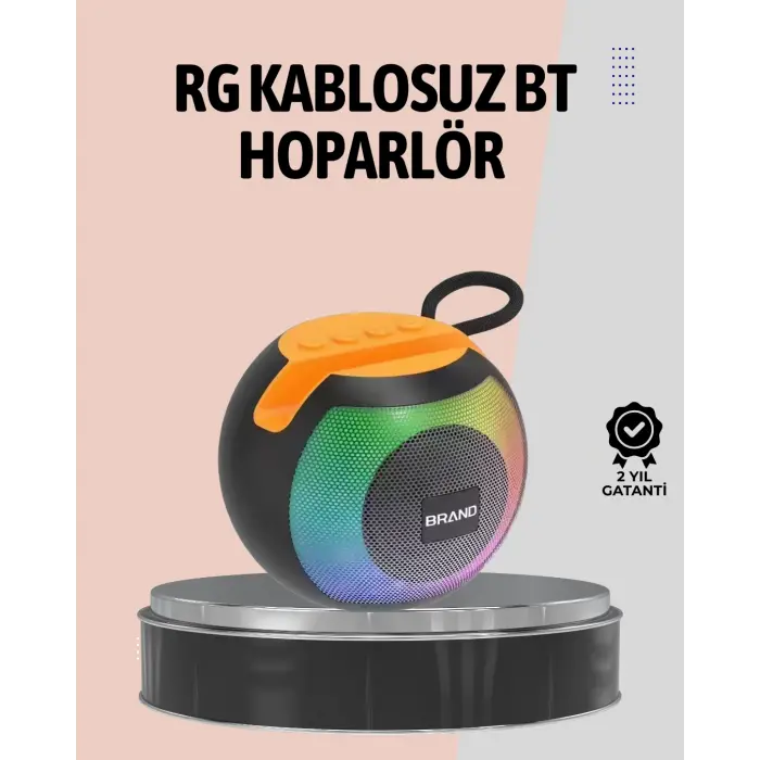 1200mAh Uzun Pil Ömürlü Bluetooth Hoparlör
