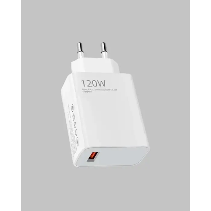 120W Hızlı Şarj Başlığı Ultra Güçlü Type-C Adaptör Kablo Dahil