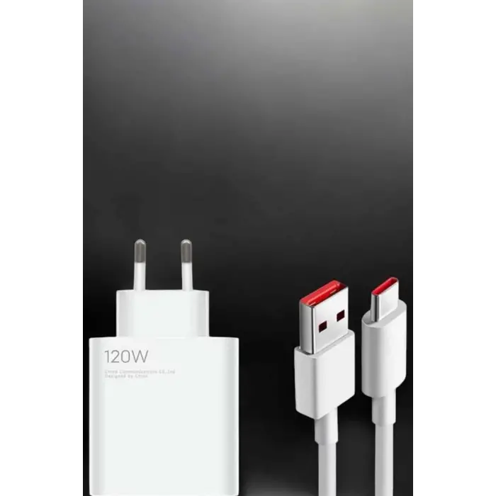 120W Şarj Aleti Type-C Uyumlu Turbo Şarj Aleti Yeni Nesil