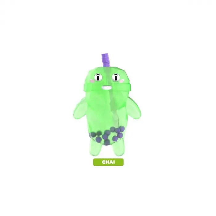 12387 SUN-BTF-FİGÜR BUBBLE TEA CRYSTAL BOBA PALS SERIES 14CM - 1 Adet Stokta Olan Gönderilir