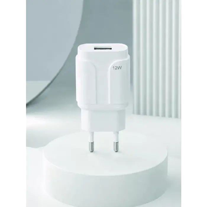 12W USB Şarj Adaptörü Ev ve Ofis Kullanımına Uygun