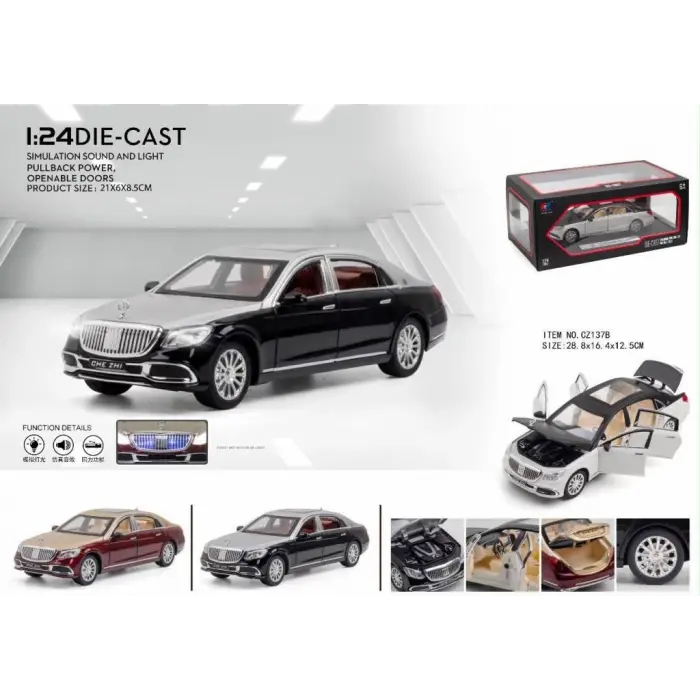 137B Model Araç S600 1:24-