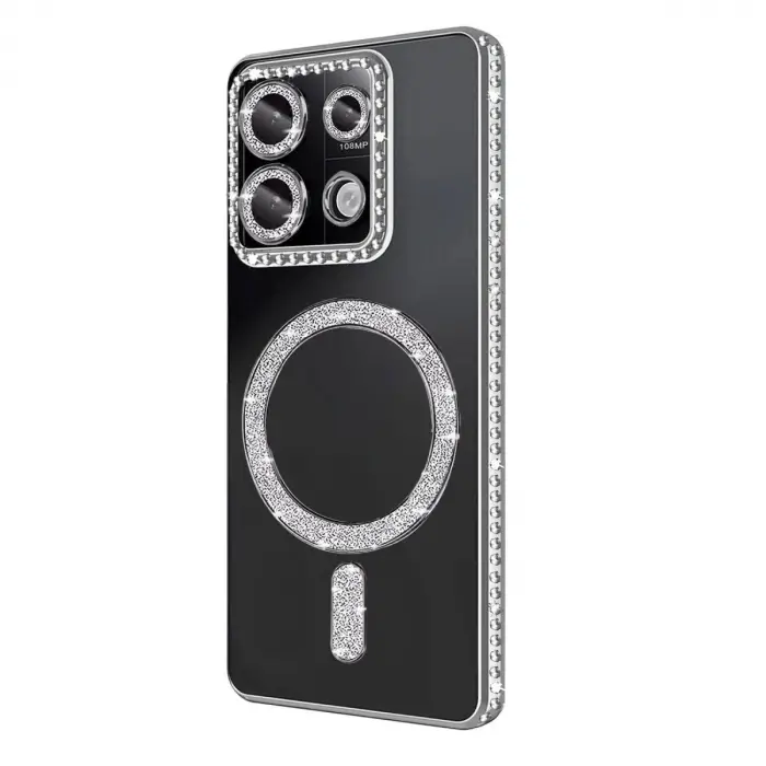 13c Joke Simli Magneticsafe Kılıf - Gümüş