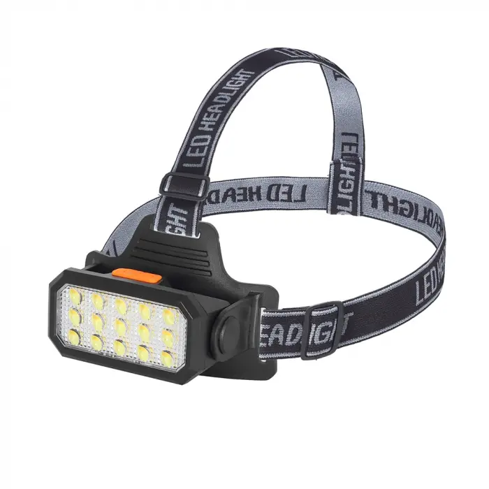 15 LEDLİ SARI / BEYAZ ŞARJLI KAFA LAMBASI WATTON WT-652
