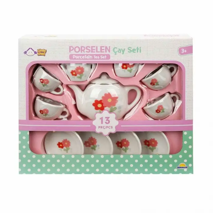 1501 Porselen Çay Seti 13 Parça -
