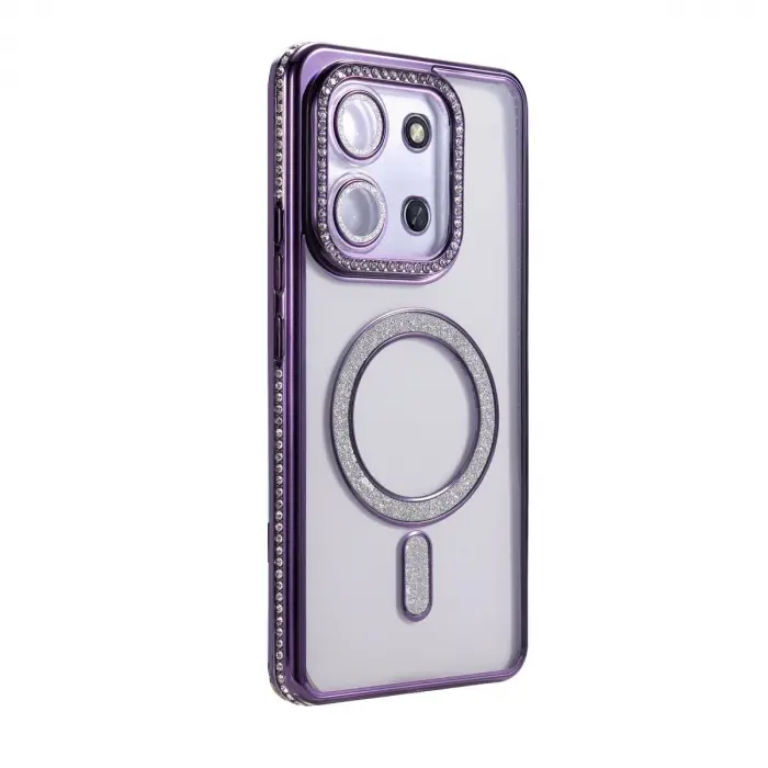 15c 4g Joke Simli Magneticsafe Kılıf - Derin Mor