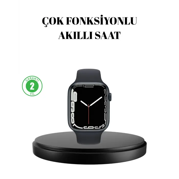 1.9 İnç Akıllı Saat – Bluetooth 5.0 Kablosuz Şarjlı IP68 Su Geçirmez Akıllı Saat