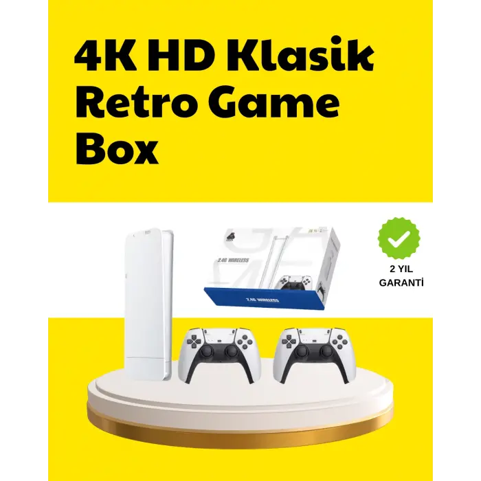 2 Kablosuz Kollu HDMI Uyumlu M15 Oyun Konsolu