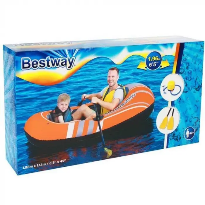 2 Kişilik Bot Hydroforce 196x114 Cm (Pompa+Kürek) - 61062 - 1 ADET