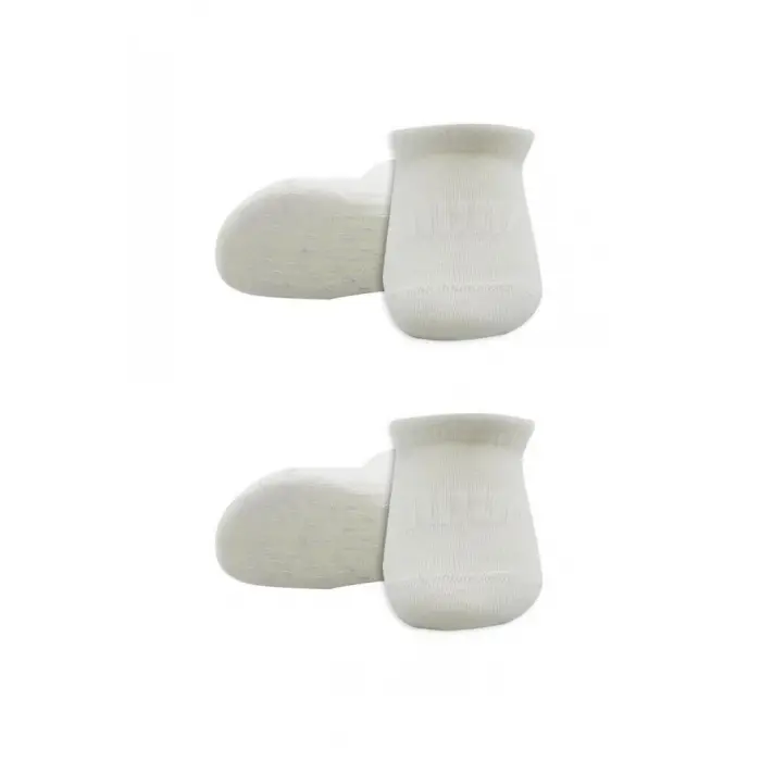 2Li Sneakers Kaymaz Basic Penye Çorap 20103 Ekru Ekru