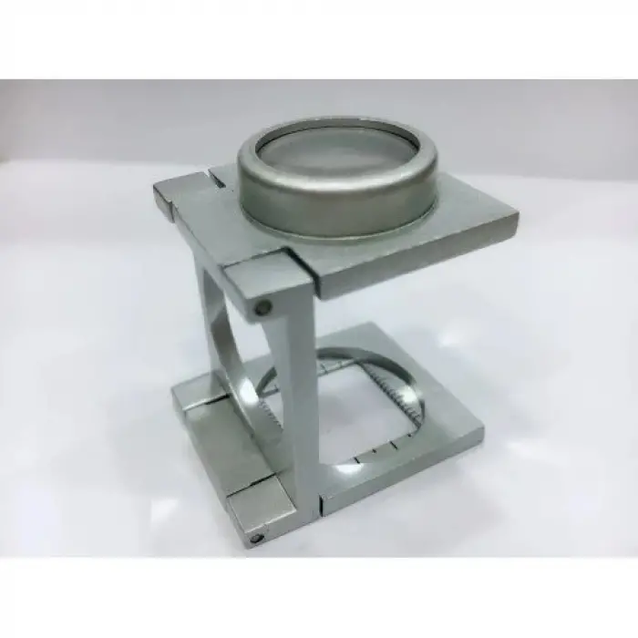 20 Mm Büyüteç Lup Dokumacı Büyüteci Full Çelik Katlanabilir Th9007a