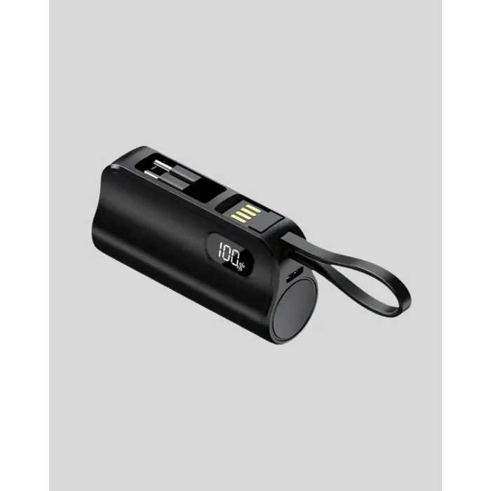2000mAh Mini Powerbank Dahili Konektörlü PD 20W