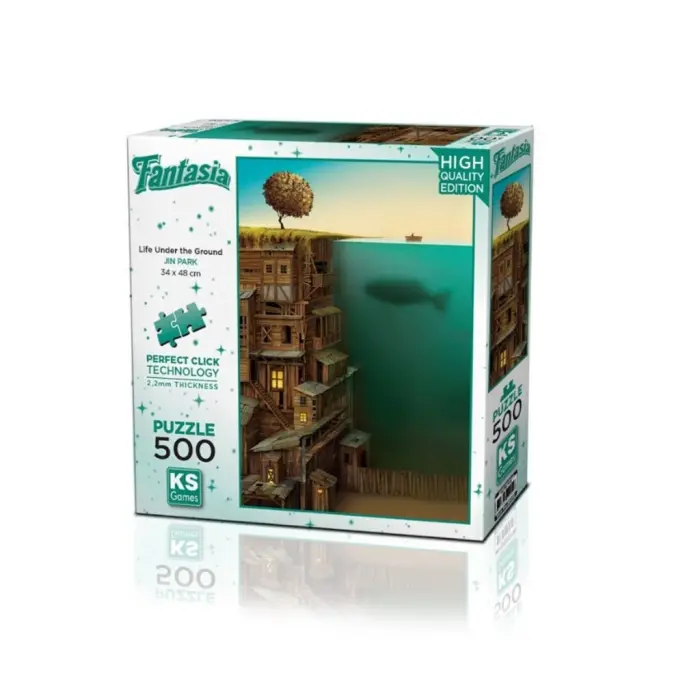 20045 Yer Altında Yaşam 500 Parça Puzzle -NessiWorld Puzzle