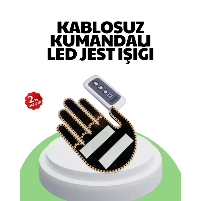 203 LED’li Yüksek Görünürlüklü Jest Işığı