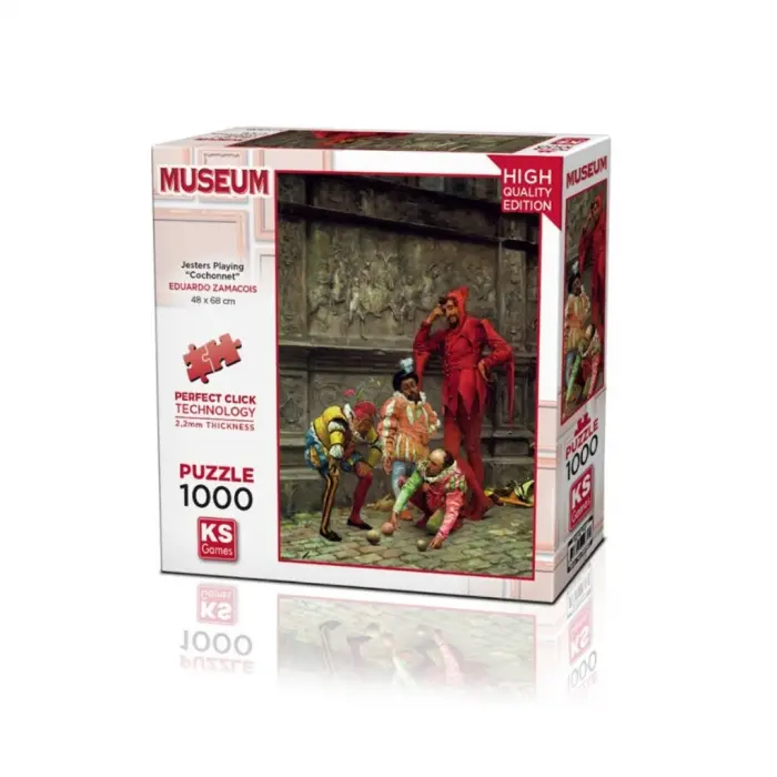 20662 Jesters Playing Cochonnet 1000 Parça Puzzle -NessiWorld Puzzle