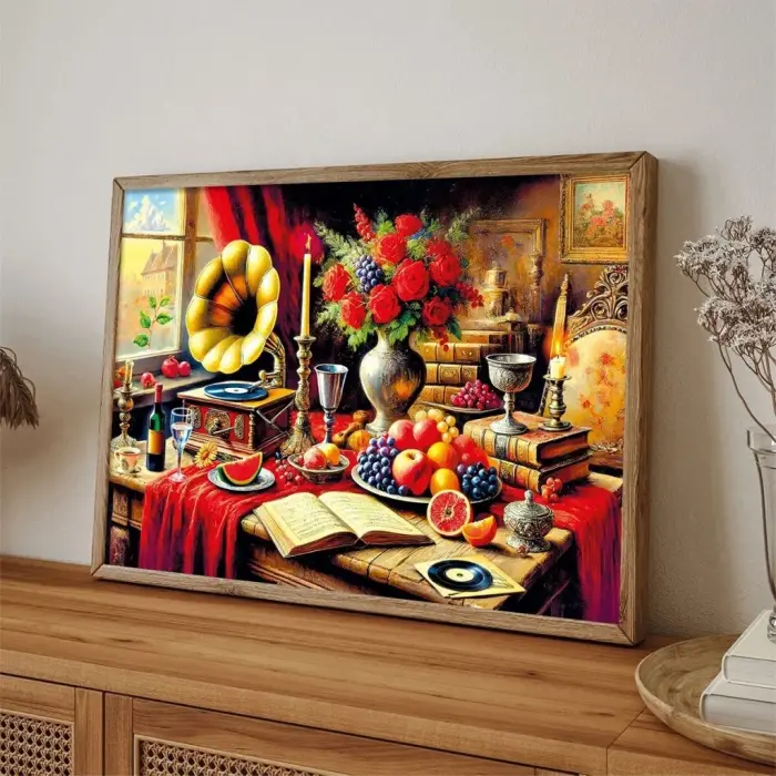 20846 PUZZLE 1000 Silent Melody on a Baroque Table