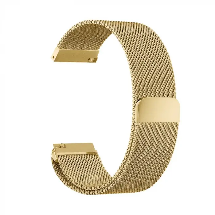 22MM Gear S3 Watch 4 -GT2 GT2E 46MM KayışKordon Metal Milano Loop-(5775)