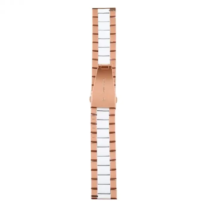 22MM Gear S3 Watch 4 -GT2 GT2E 46MM KayışKordon Seramik Paslanmaz Çelik-(5775)