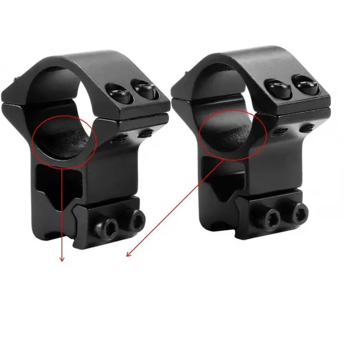 25.4mm dürbün için 11mm YÜKSEK Halı Ayağı