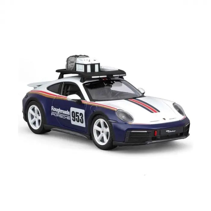 28029 Burago 1:24 Porsche 911 Dakar Model Araba -Sunman