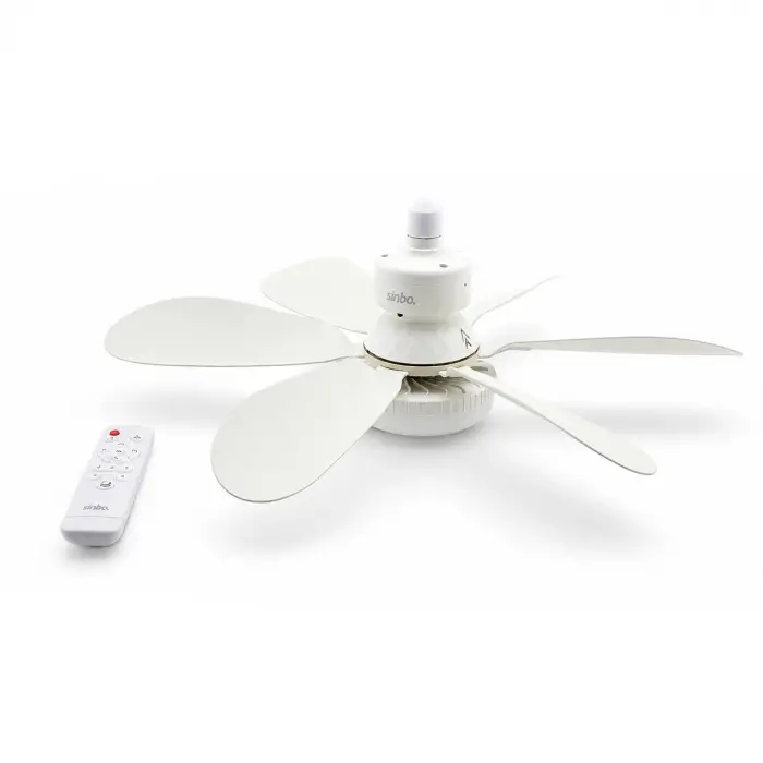 3 Led Aydınlatmalı - Sessiz Çalışma 6 Kanat - Kumanda Tavan Vantilatör Sf-7708 Bx40