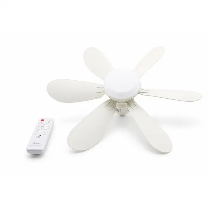 3 Led Aydınlatmalı - Sessiz Çalışma 6 Kanat - Kumanda Tavan Vantilatör Sf-7708 Bx40
