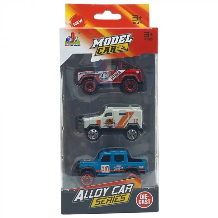 3lü Araba Off-Road Seti - Die Cast - DS045 - 1 ADET