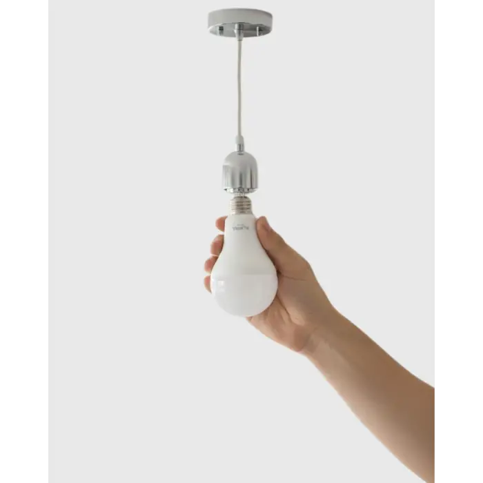 30W Şarjlı LED Ampul E27 Duy %80 Enerji Tasarruflu Soğuk Beyaz