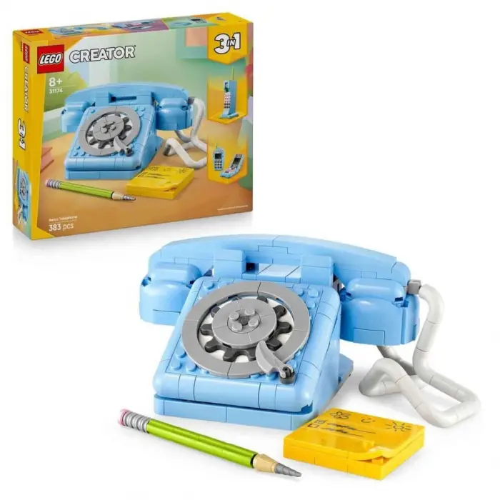 31174   Creator 3in1 - Retro Telefon 383 parça +8 yaş