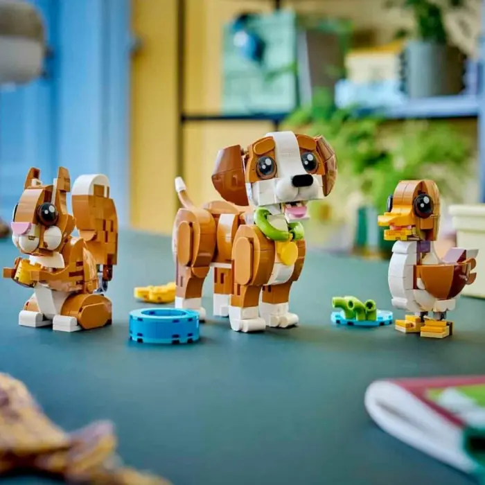 31382 3in1 Sevimli Hayvanlar: Oyunbaz Yavru Köpek 336 parça +8 yaş