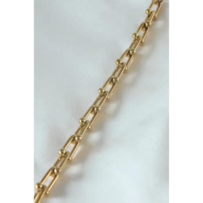 316L Çelik Gold Renk Tifany Model Kadın Bileklik