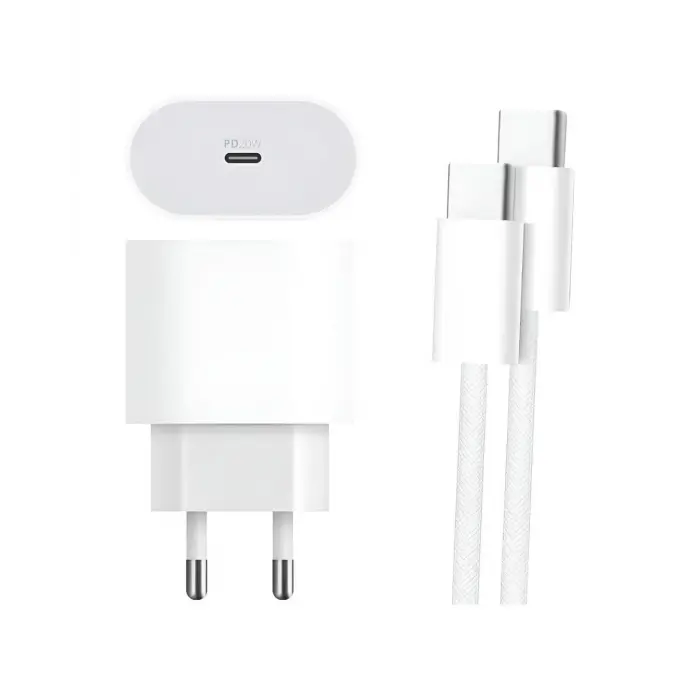 35W Güçlü USB-C Şarj Aleti Type-C Kablo Dahil