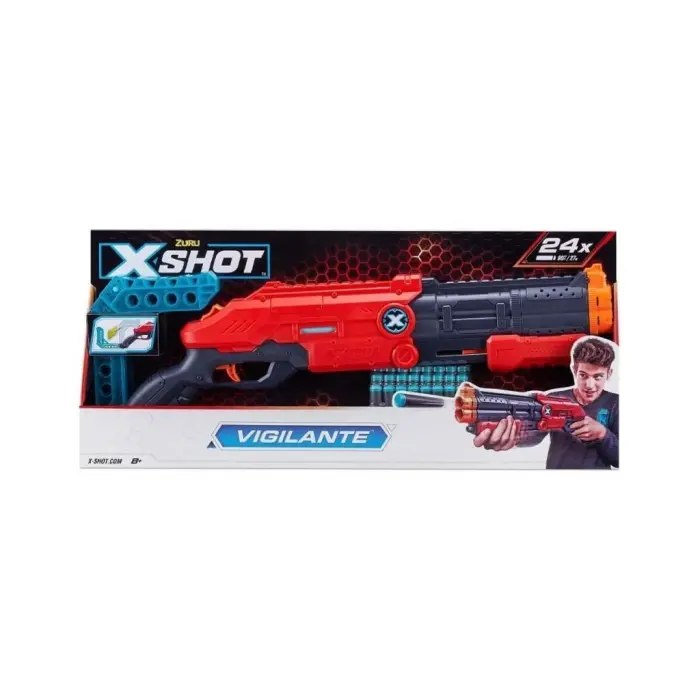 36436 X-Shot Silah Sünger Atan Excel-Vigilante 24 -NessiWorld
