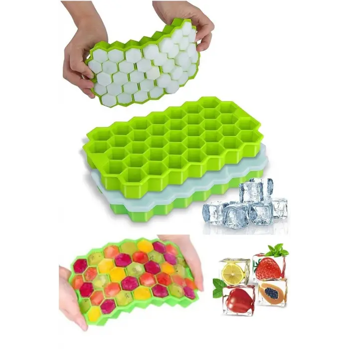 37 Bölmeli  Petek  Buz Kalıbı Buzluk