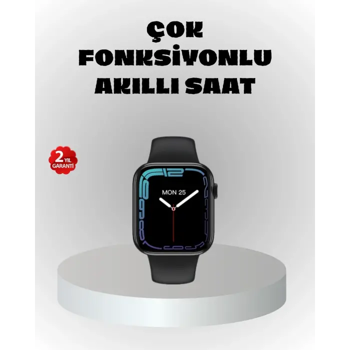 380mAh Bataryalı Akıllı Saat – Arama Bildirim AOD Ekran ve Uzun Pil Ömrü