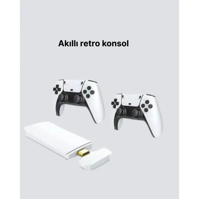 3D ve 4K Görüntü Kaliteli Çok Oyunculu Retro Oyun Konsolu