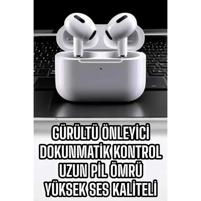 3.Nesil TWS Bluetooth Kulaklık Mikrofonlu ANC Özelliği Dokunmatik Kontrol