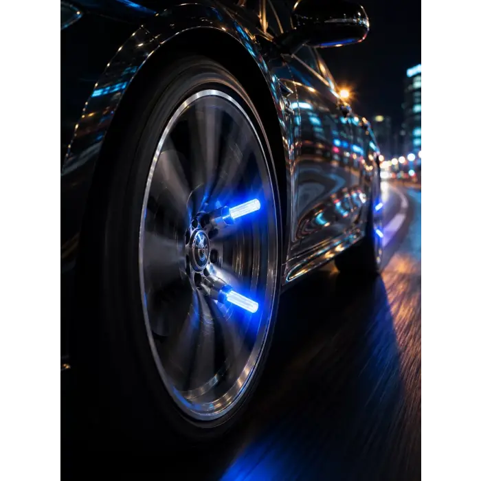 4 Adet LED Lastik Sibop Işığı Otomobil İçin Hareket Sensörlü