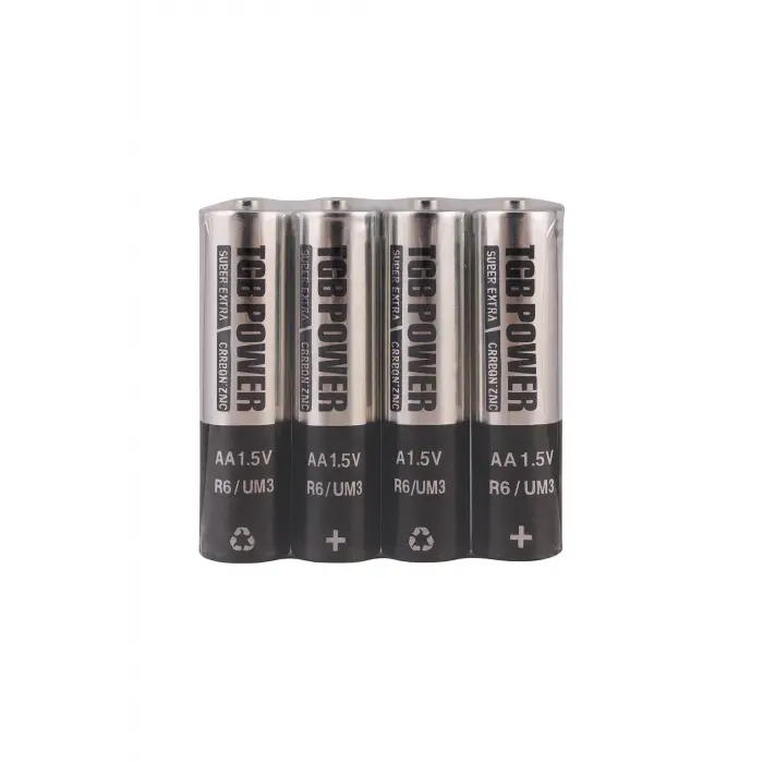 4lü Kalem Pil AA 1.5V R6 / UM3 – Uzun Ömürlü Karbon Çinko Pil Seti
