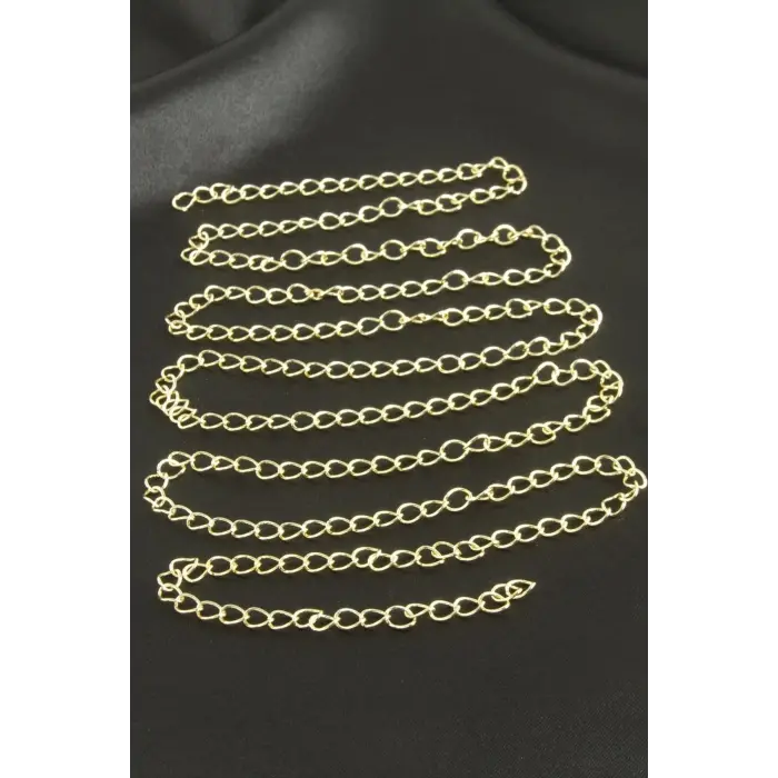 4 mm Oval Zincir 1 metre