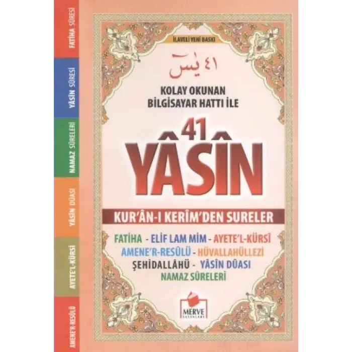 41 Yasin Kolay Okunan Biisayar Hatlı (Cep Boy)